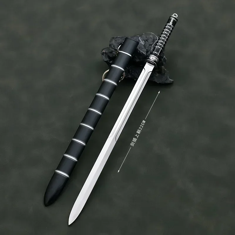 映画テレビ武器スーパーヒーロー武器ブレードヴァンパイアハンター 22 センチメートル金属素材刀サムライソードショーピースギフトおもちゃ男の子のため