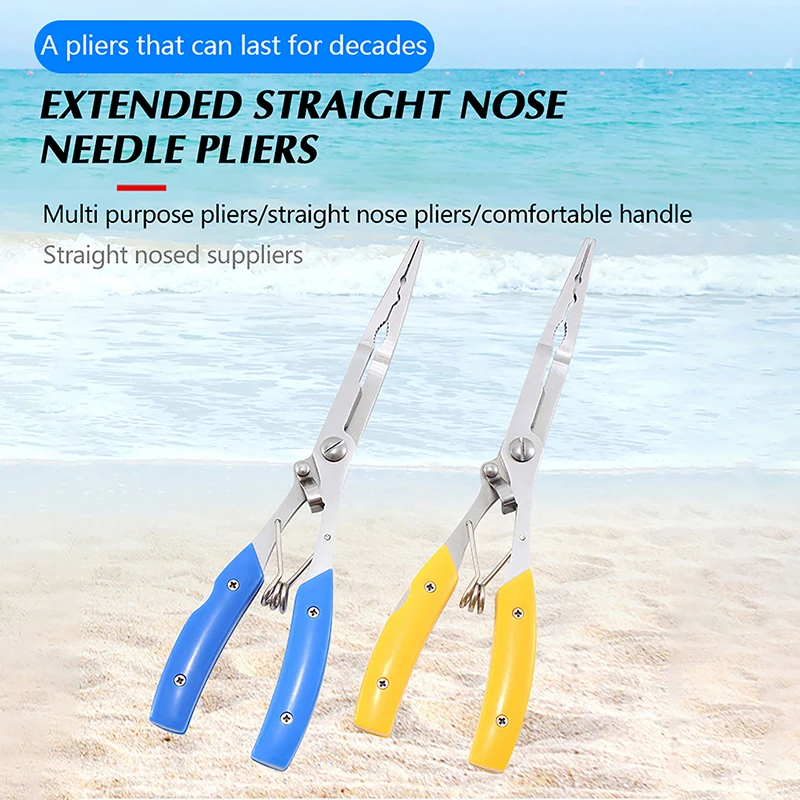 

Premium Portable Fishing Pliers Set Durable Stainless Steel Multifunctional Line Scissors Hook Remover For Outdoor Camping