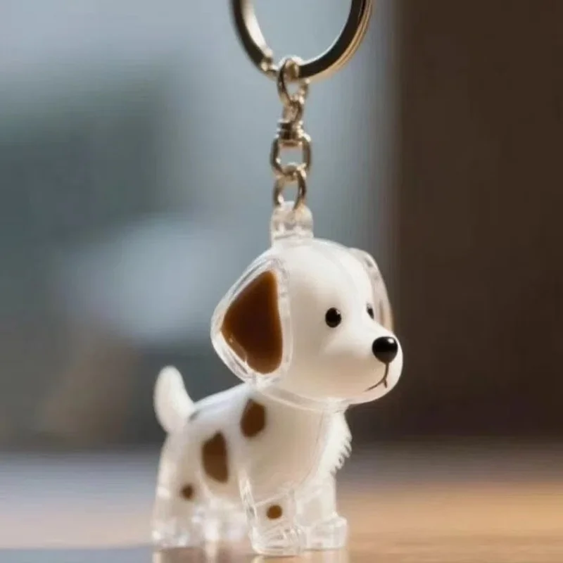 Transparent Pet Hair Keychain Storage Box for Puppy Hair Storage Pet Fur Storage Pendant Keychain Keepsake for Cats and Dogs