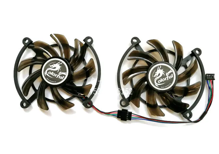 New Original Cooling Fan for Colorful iGame 1060-3GD5 GAMING GTX 1070 Video Card