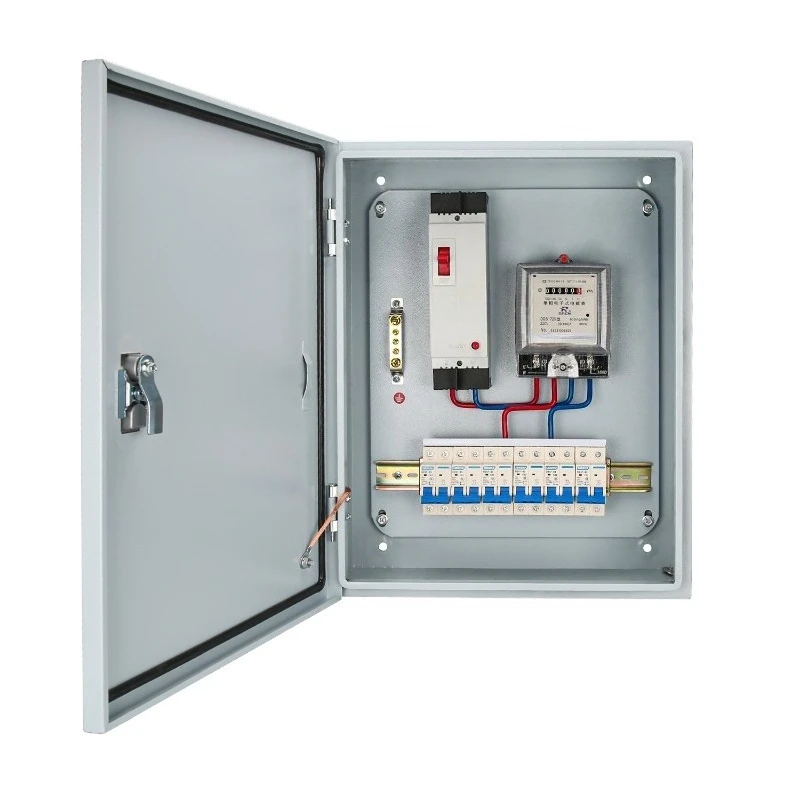 Assembled Electrical Distribution Box 220V Single Phase 380V Three Phase Dustproof Electric Meter Control Cabinet