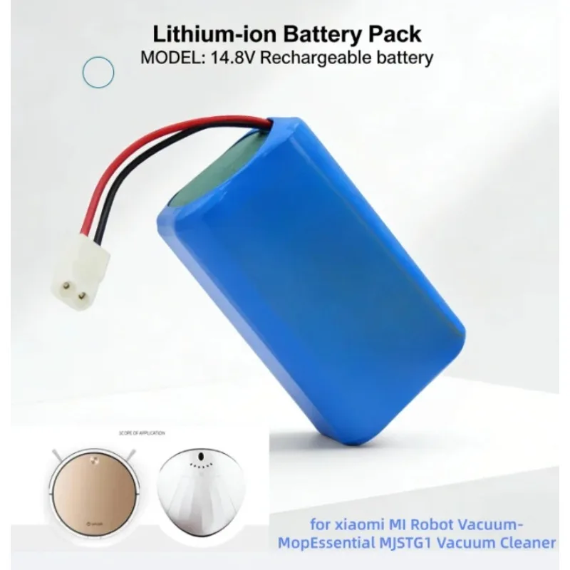 4S1P Replacement Li-ion Battery for Xiaomi Mi Robot Vacuum-Mop Essential G1 MJSTG1,  3200mAh SKV4136GL Model, High Performance
