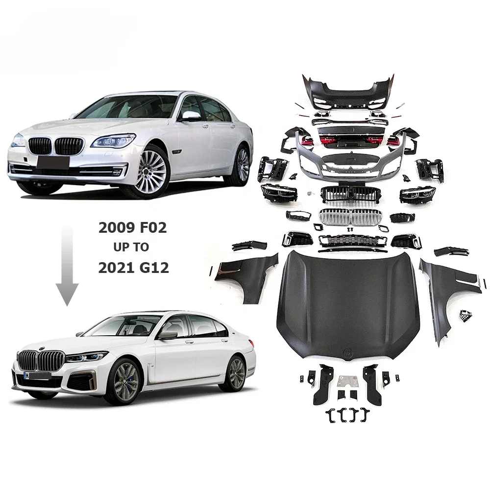 

2009 - 2015 Year 7 series F01 F02 Upgrade accessories To G12 760LCI MT car bumpers f01 f02 to g12 Bodykit conversion kit