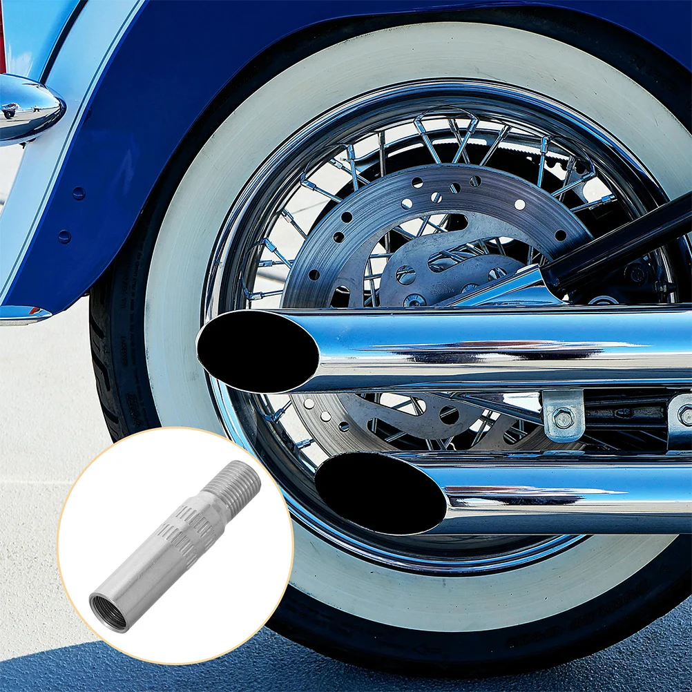 

2Pcs Unicycle Tire Valve Extension Compact Portable Design for Car Bike Motorcycle Tire Stem Hard to Access Wheel Inflation Tool