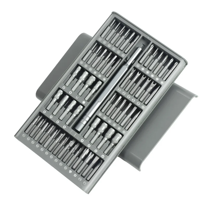 Multi Purpose 118 in 1 hollow box aluminum handle screwdriver set mobile phone and telecommunications maintenance tools