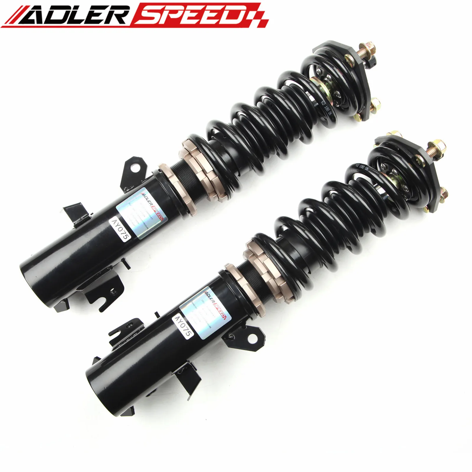 ADLERSPEED Coilovers Kit For 11-18 Ford Fiesta Hatch 32 Level Adj. Height Lowering Shocks