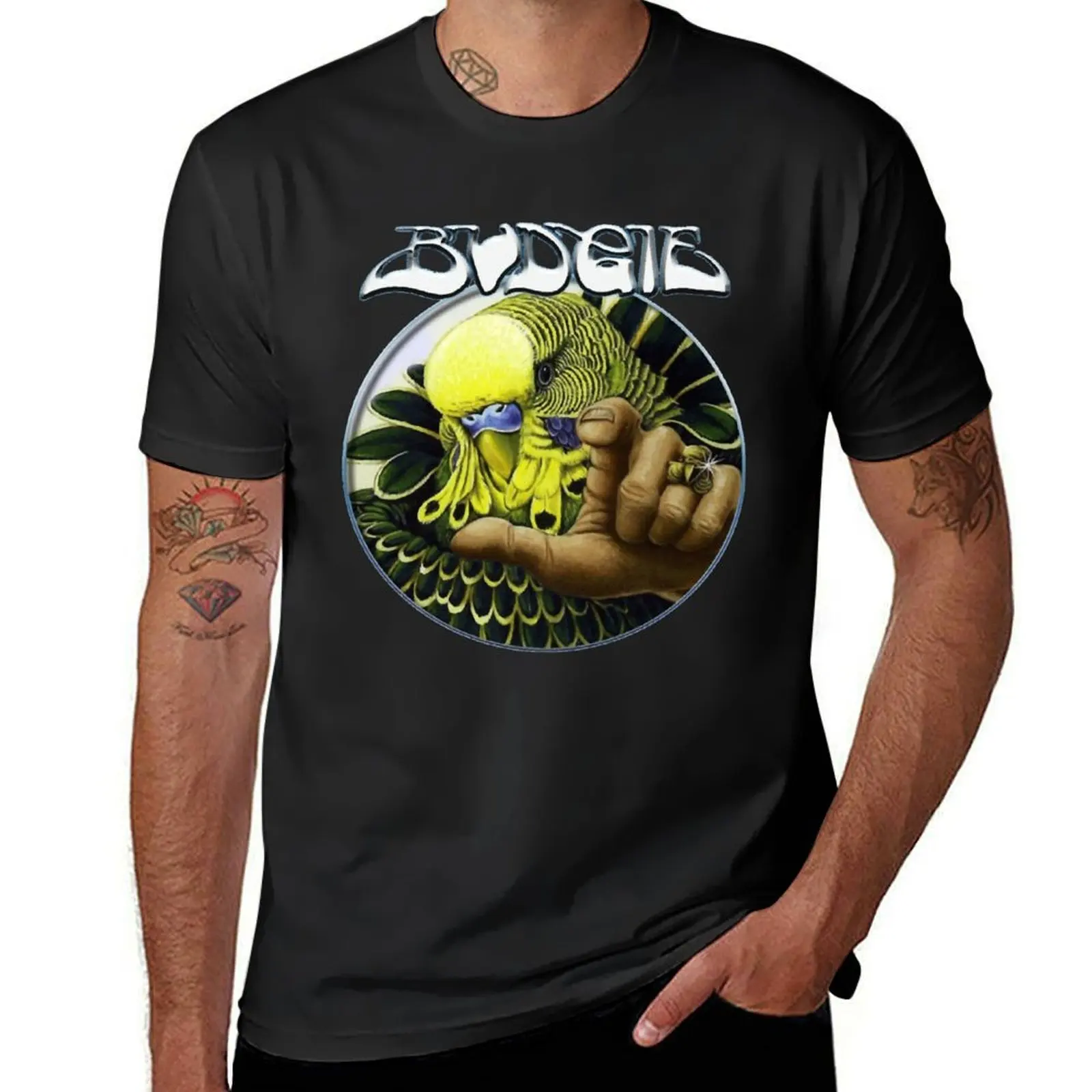 

Budgie band T-Shirt Aesthetic clothing blanks new edition aesthetic clothes designer t shirt men