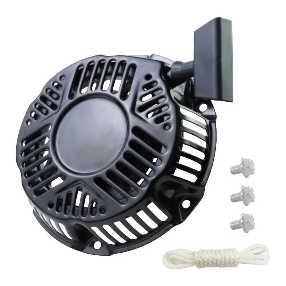 Pull Rope Starter Assembly for 163cc 208cc Engines Compatible with Model 106232 106236 130G32 10R232 CR950 XR550 Includes Screws
