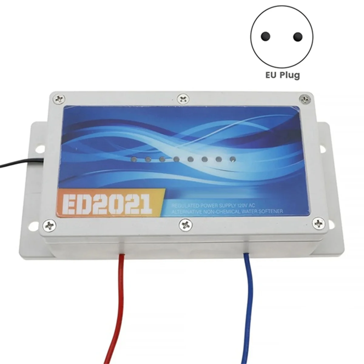 High-end Electronic Water Descaler System Reduces Limescale Rust and Minerals No Chemicals Easy Installation EU Plug