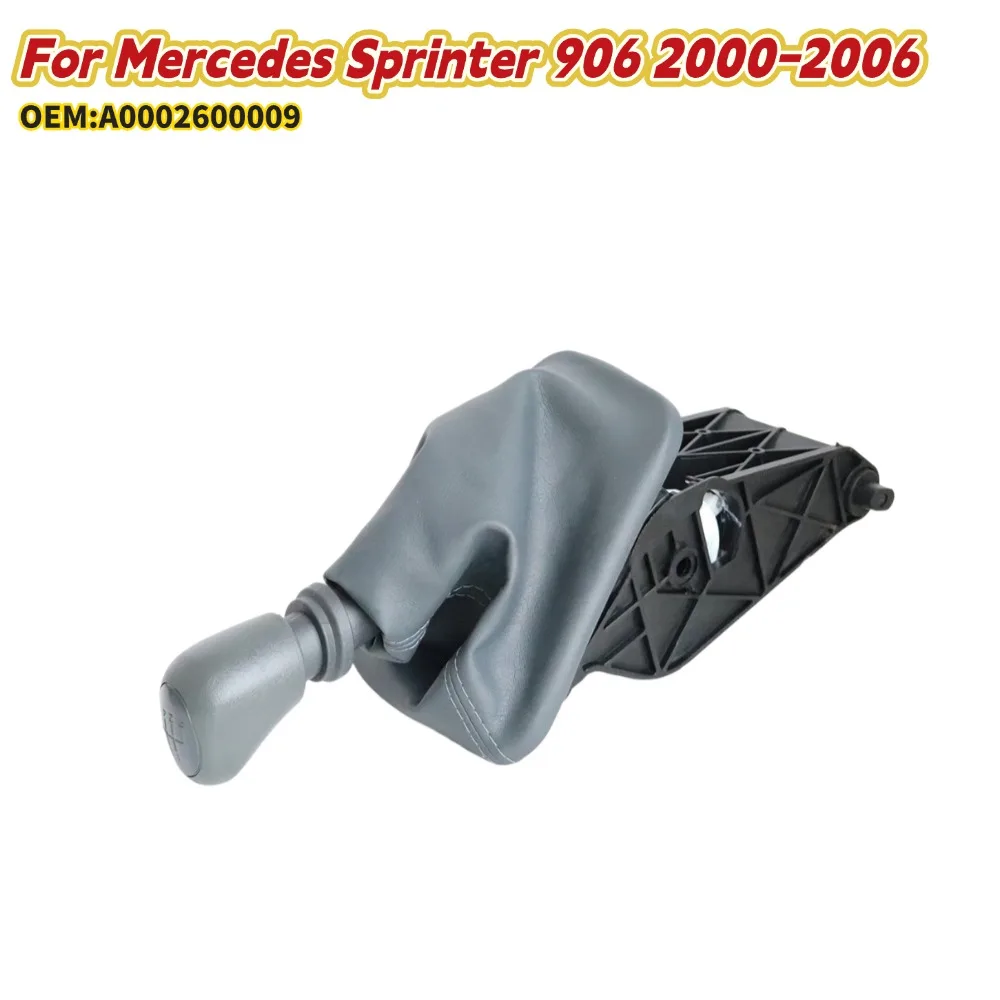 

Gear Shift Knob With Leather Boot Collar Case For Mercedes Sprinter 906 2000-2006 Car Accessories PU Cover