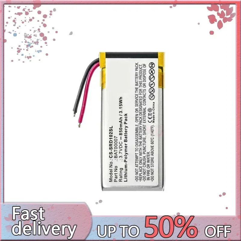 850mAh Battery BAT00007 For Cardo Scala Rider PackTalk