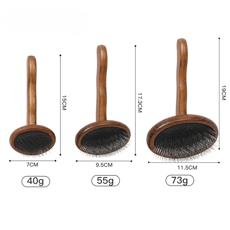 Pet Comb Solid Wood Antique Hair Removal Cat Comb Hair Removal Comb Dog Comb Pet Supplies