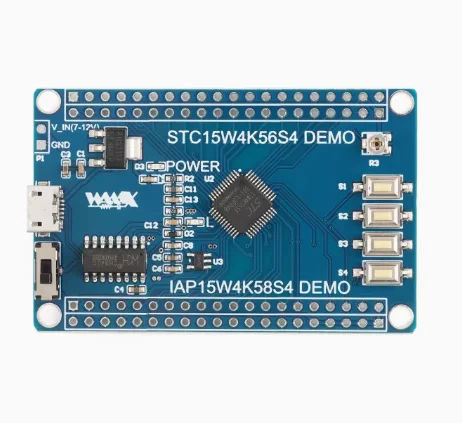 บอร์ดพัฒนา STC15W4K56S4 บอร์ดระบบหลัก บอร์ดไมโครคอนโทรลเลอร์ STC 51 โมดูลบอร์ดสำหรับการทดลอง