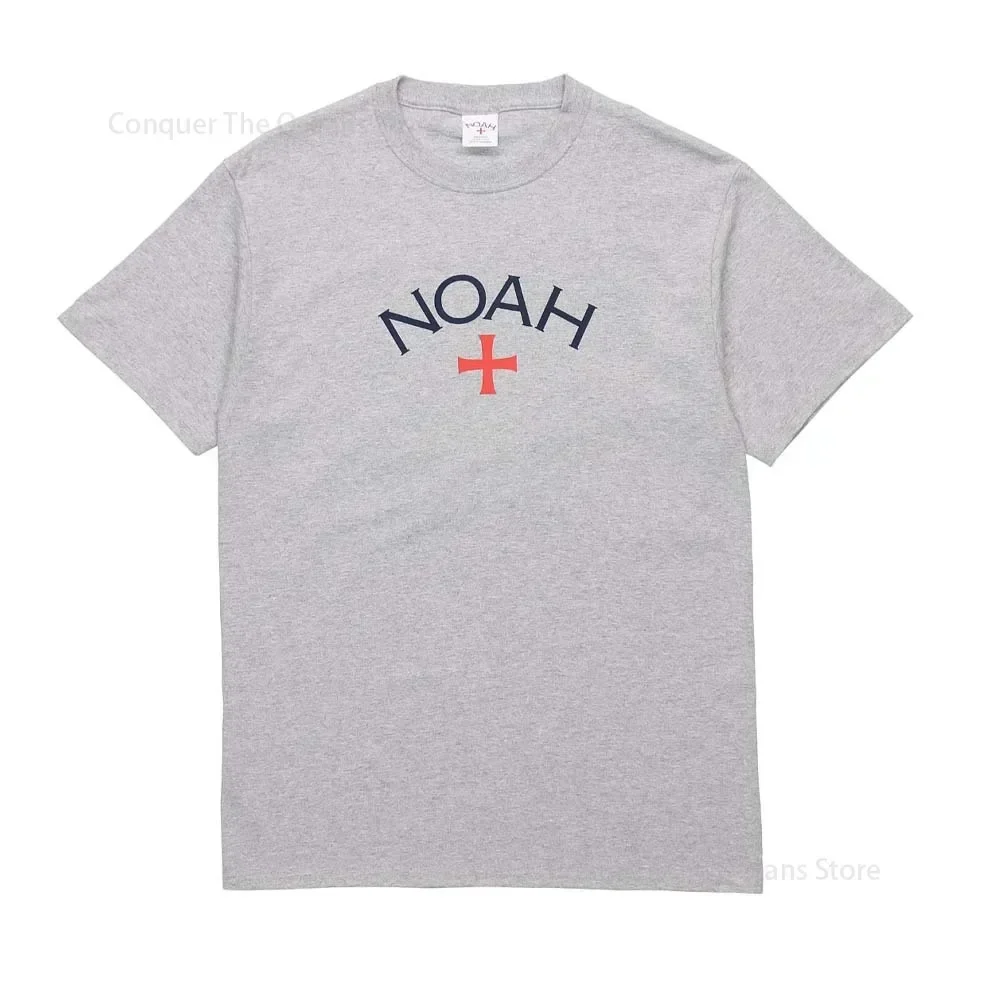 Summer Letter pattern Printed Men T-Shirt NOAH High-Quality Cotton Casual Short Sleeve O-Neck Streetwear Hip Hop Oversize Tees ﻿