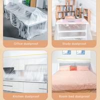 1Pcs Multi-purpose Plastic Masking Film Waterproof Dust Cover Living Room Kitchen Furniture Decoration Protective Film