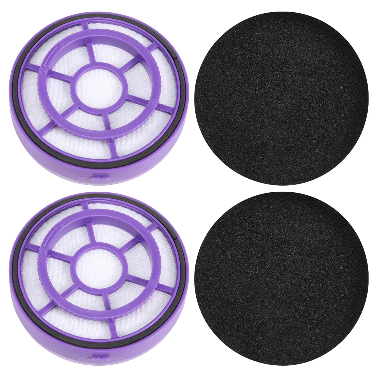 HEPA-掃除機フィルター,掃除機アクセサリー,スペアパーツ,Puppyo d-526 wp526, 2パーツ