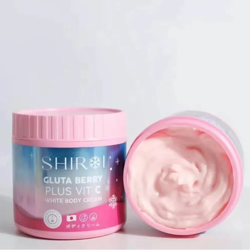 

SHIROI GLUTA BERRY PLUS VIT C White Body Brightening Nourishes Skin Whitens Smooth Reduce Stretch Marks Dark Spots 500g