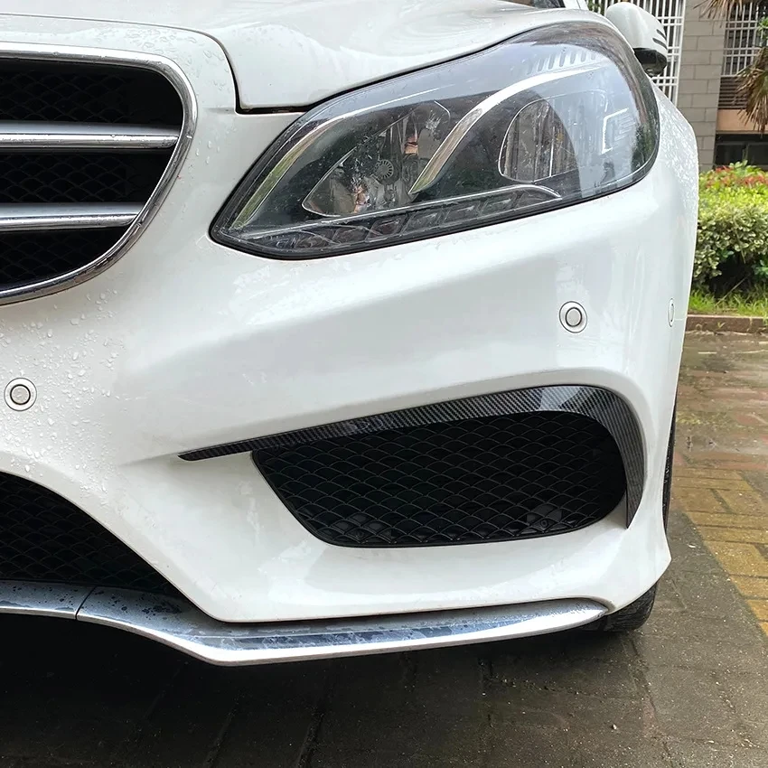 Front Bumper Spoiler Front Lip Blade Lower Grille For Mercedes Benz E Class W212 Facelift 2013-2015 AMS