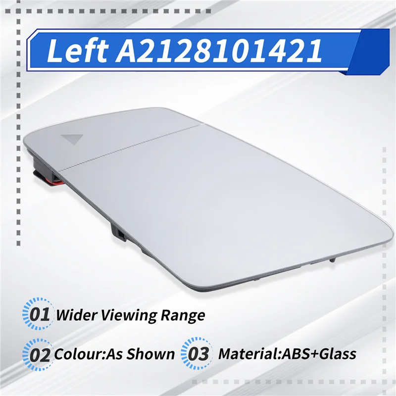 

Superior-Passenger Side Heated Mirror Glass For Mercedes-Benz Class C E S GLA GLK W204 W212 W221 W246 W176
