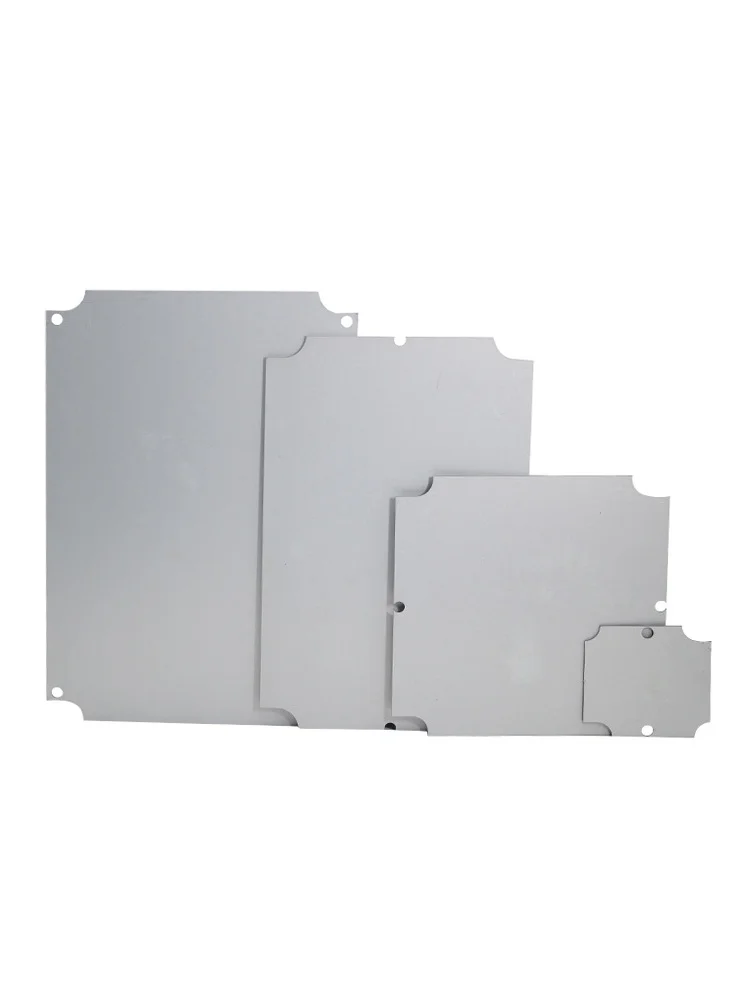 Cast Aluminum Waterproof Box Matching Base Plate Waterproof Box Galvanized Metal Plate Fixing Plate Support Customized Hole