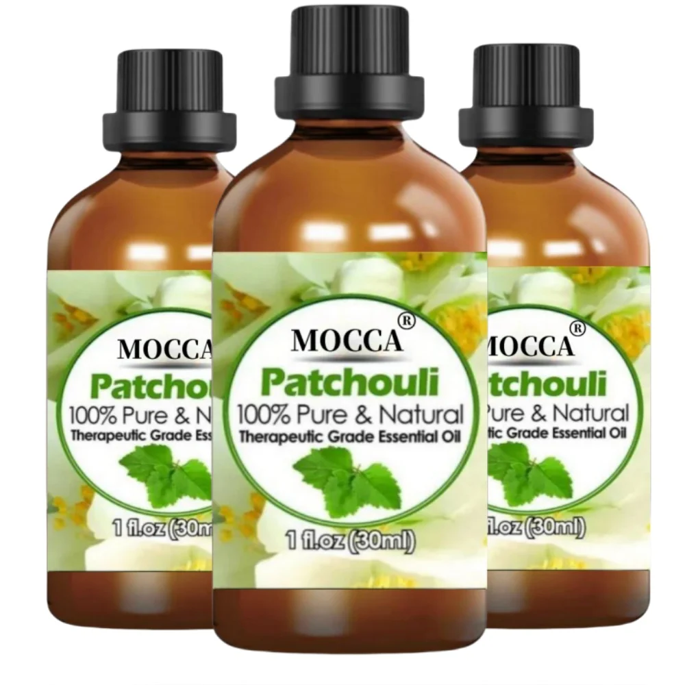 MOCCA Patchouli Essential Oil (100% PURE & NATURAL - UNDILUTED) Therapeutic Grade - Huge 1oz.