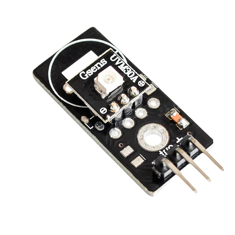 Módulo sensor ultravioleta UVM-30A original para Arduino (3-5v CC, alta sensibilidad) - para detectar índice ultravioleta/UVA/UVB