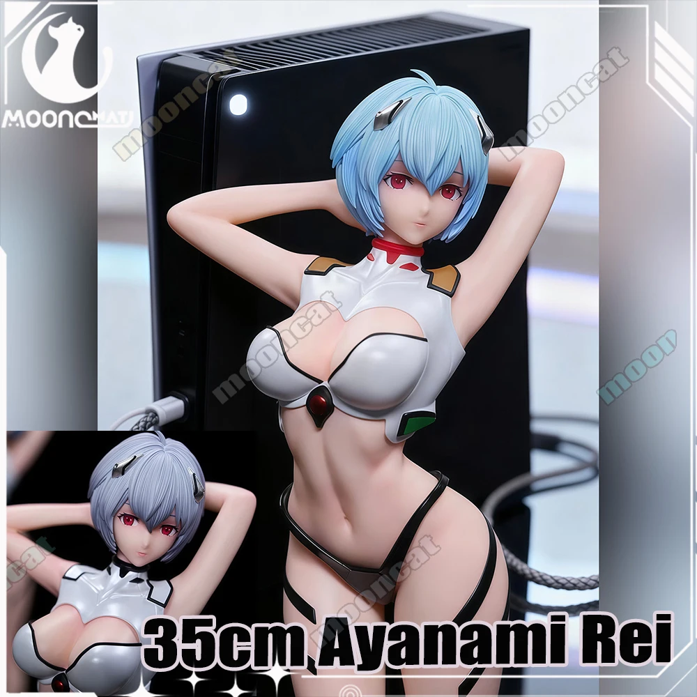 

In Stock Chassis Desktop Ornaments Short Hair Ling Ayanami Rei Figure Gk Hand-Made Two Beautiful Girls Tide Play Decorations Toy