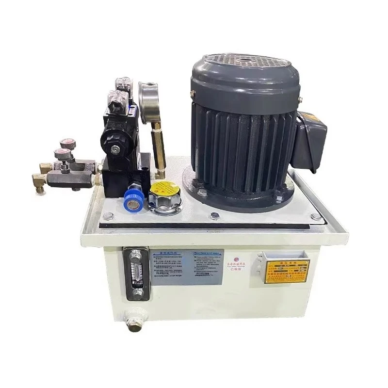 

Cutting machine automation small hydraulic station 0.75KW380V motor oil tank 20L hydraulic system