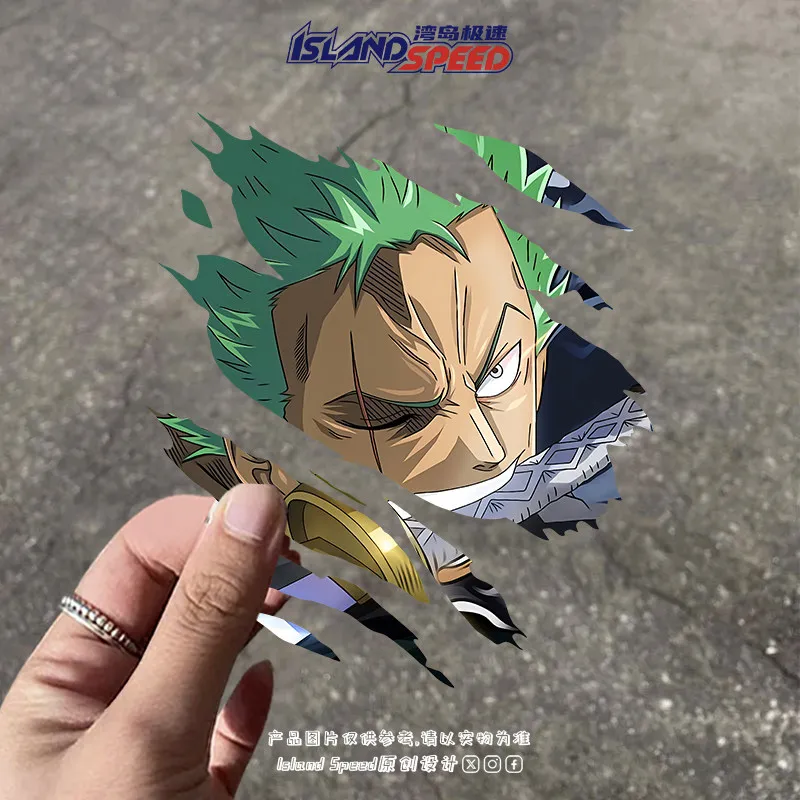 

Anime Cartoon ONE PIECE Sauron Tear Car Sticker Personality Creative Decoration Body Sticker