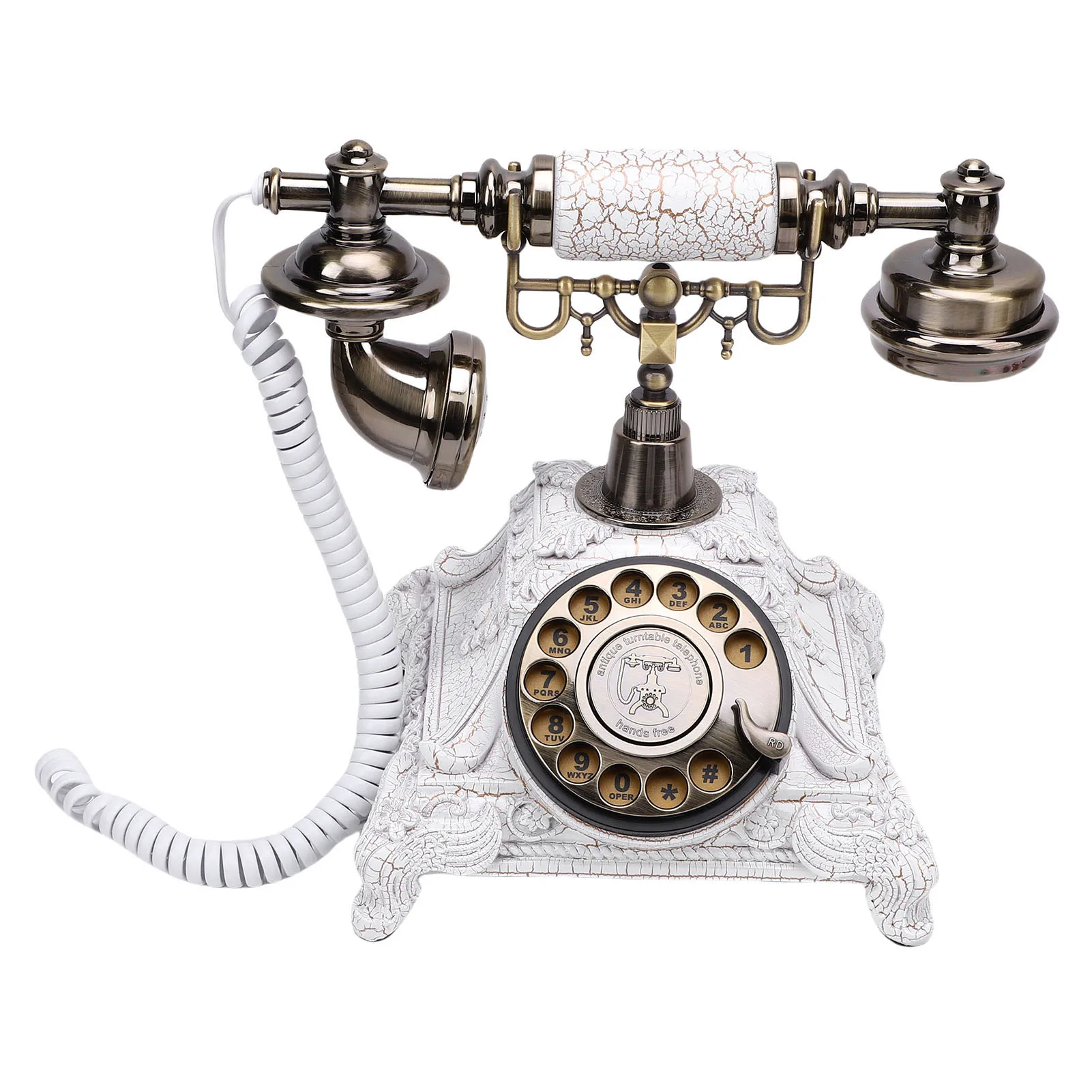 Protable Audio Guest Book Wedding Phone 32G Capacity Vintage Retro Audio Telephone Customized Voice Message for Wedding Party