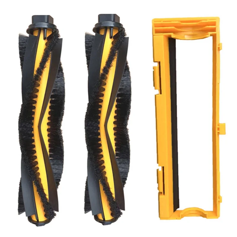 A65T-2Pcs مكنسة كهربائية فرشاة رئيسية + 1 قطعة فرشاة الأسطوانة غطاء ألواح Forroscenic 800T 820S 830S 830P Forliectroux C30B