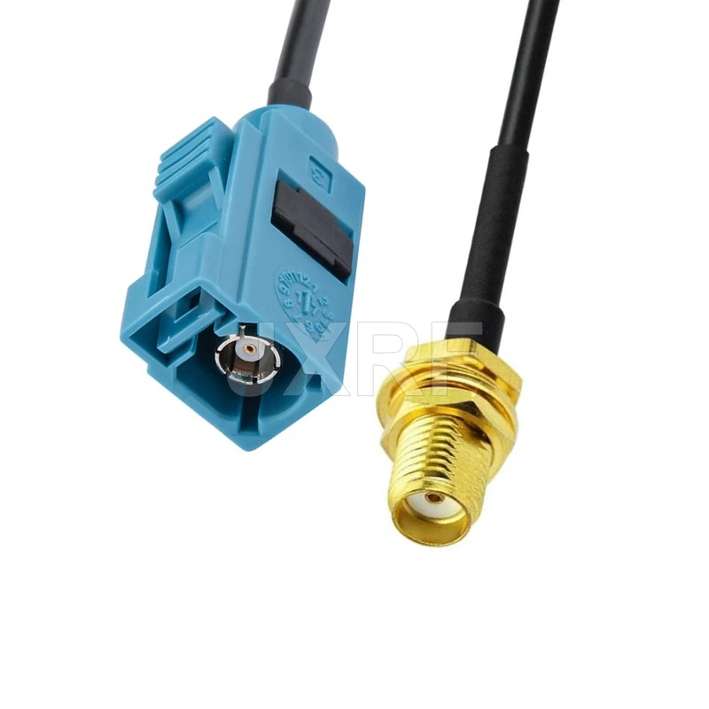 Fakra Z Male to SMA Male Vehicle Antenna Adapter Cable for Car Stereo Android GPS Navigation FM AM Radio Satellite Radio