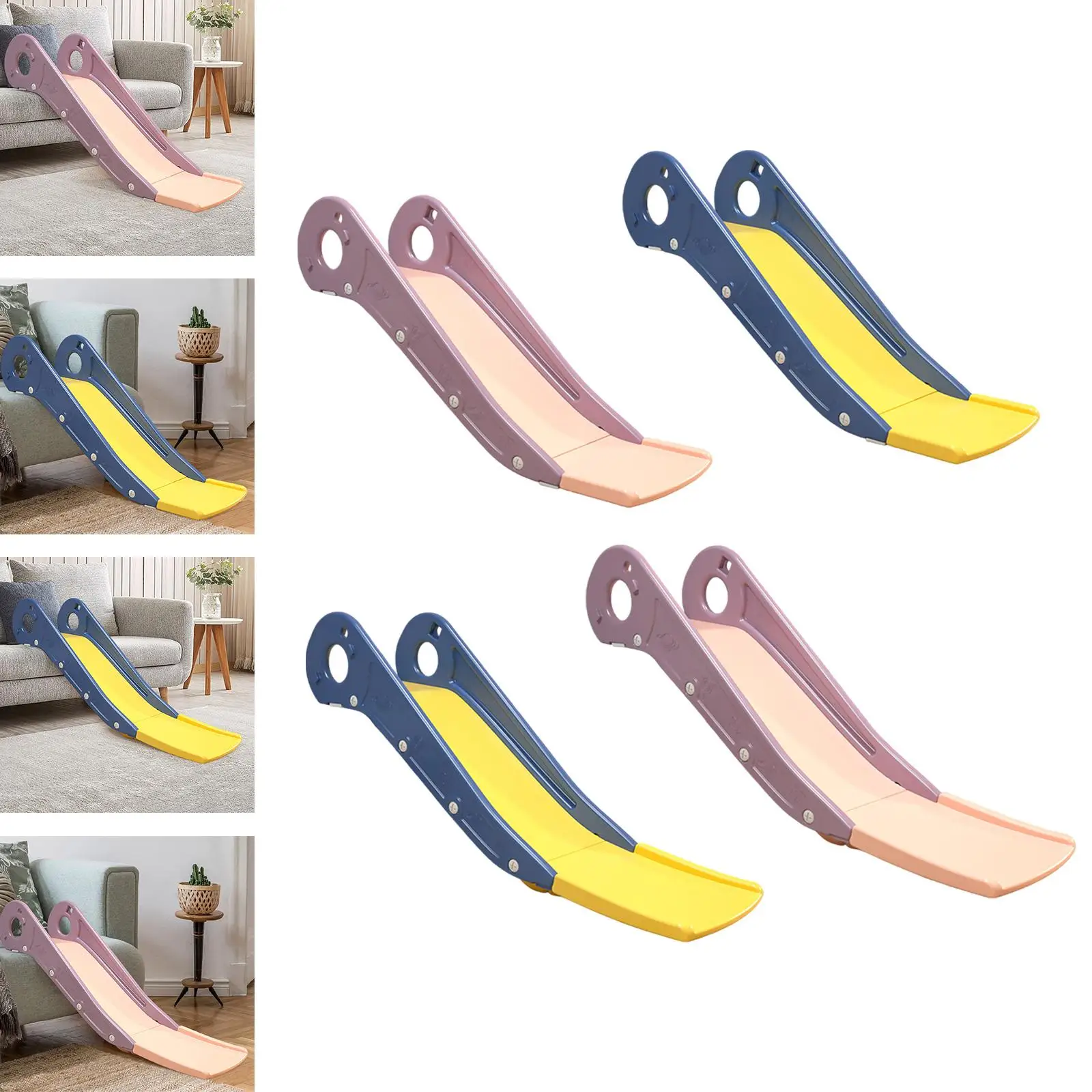 Kids Slide Playground Toy Sturdy Climber Bed Edge Slide for Sofa Bed Bedroom