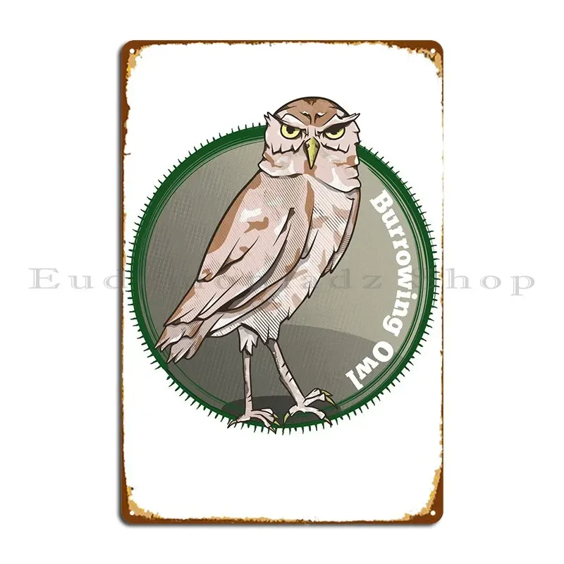 لدغ البومة لوحة معدنية المشارك المرآب حفلة خمر تصاميم غرفة المعيشة تين تسجيل ملصق