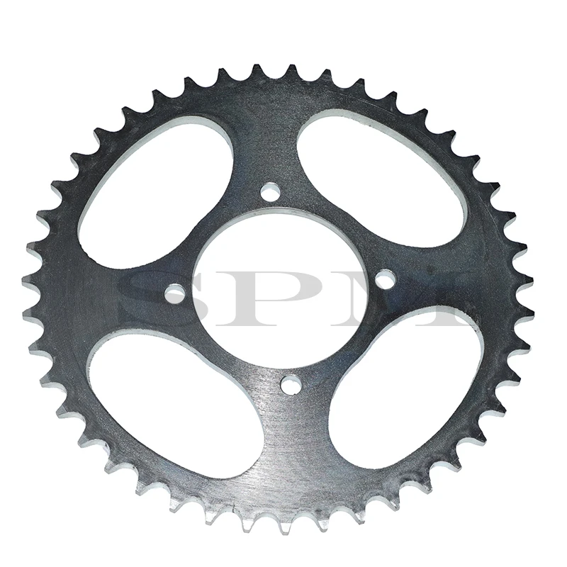 Four-hole rear sprocket 76MM 520 43T/45T, used for ATV, off-road vehicles, karting, motorcycle chain sprocket