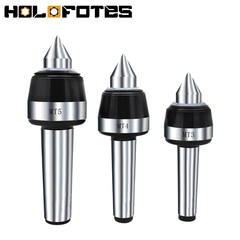 Morse MT3 MT4 MT5 High-speed Rotary Live Center Extended Alloy Tip Black High Precision Waterproof Durable for CNC Machine Lathe