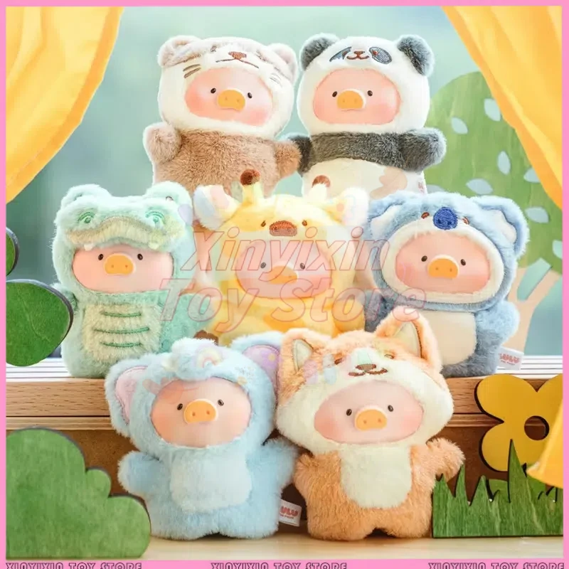 

Canned Lulu The Piggy Animal Party Forest Theater Series Vinyl Blind Box Cute Animal Finger Puppet Doll Girl Kid Gift Decor Toy