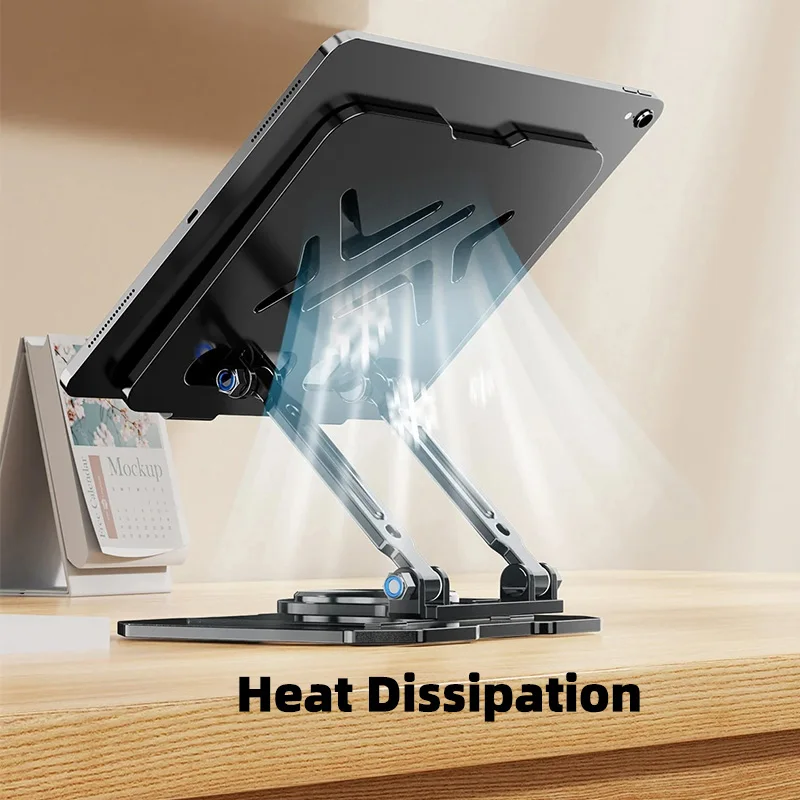 Metal Multifunctional Laptop Tablet Bracket Increased 360 Degree Rotating Folding Portable Office Universal