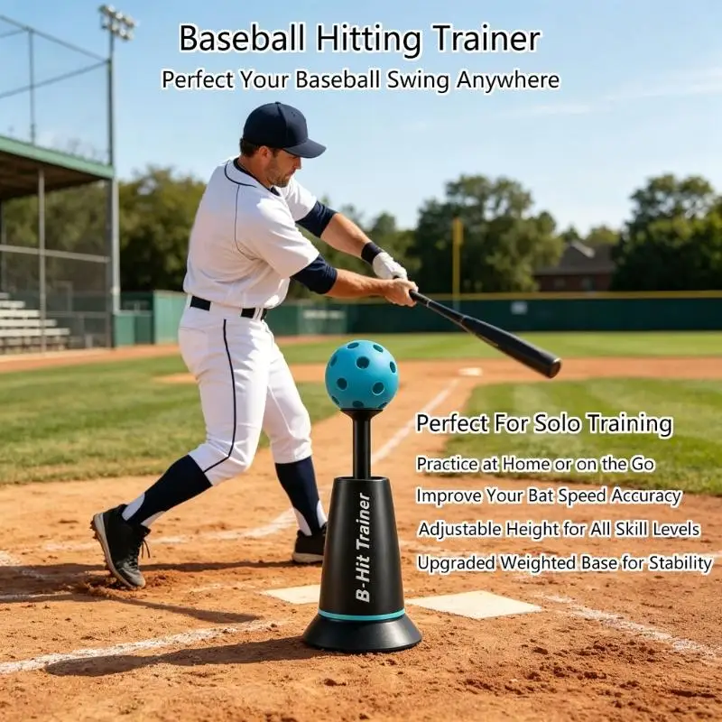 Automatic Baseball Pitching Machine For Exercise With Small Build And variable Height Perfect For Kids Teens Adults K1YF