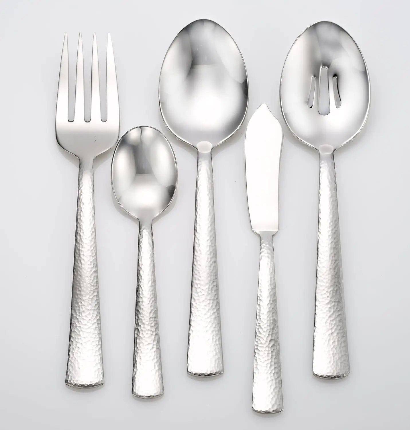 Pinehurst 65-Piece 18/10 Flatware Set Service For 12, Includes Serving Pieces Made In Usa