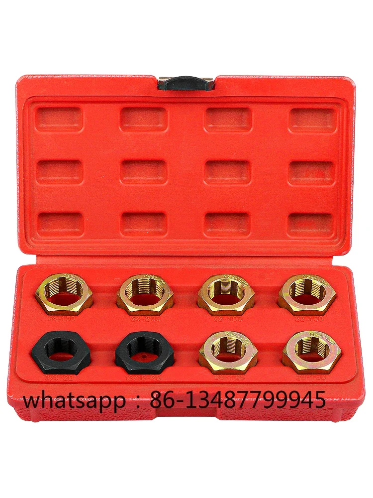 

Repair tool for screw thread of universal joint of automobile transmission shaft