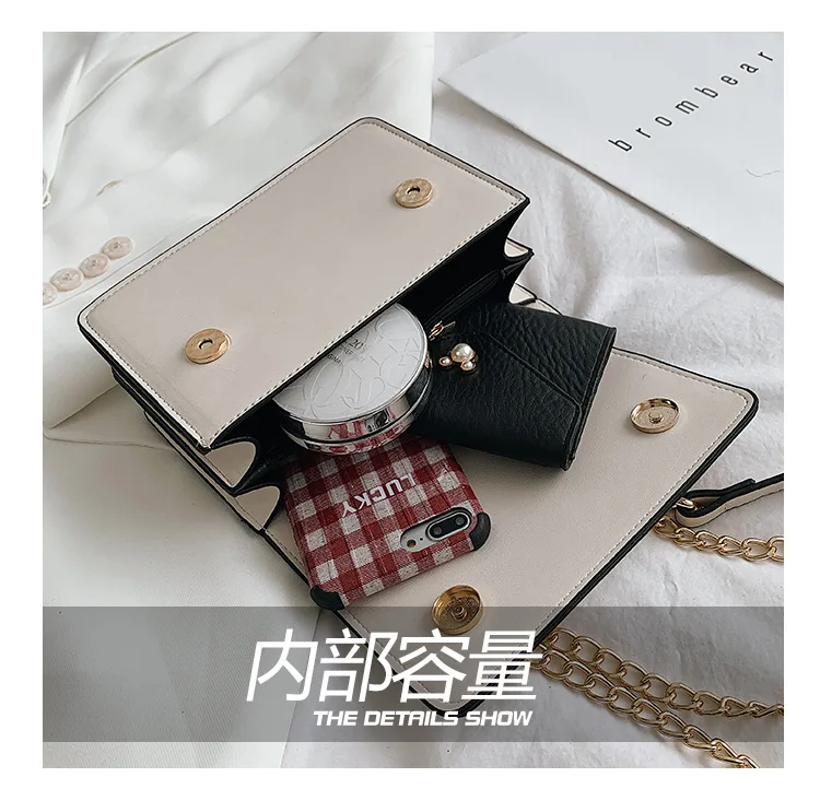 Bags for Women Designer Luxury Bag Korean Dear Head Simple Messenger Bag Chain Fashion Shoulder Bag New Lady Small Crossbody Bag