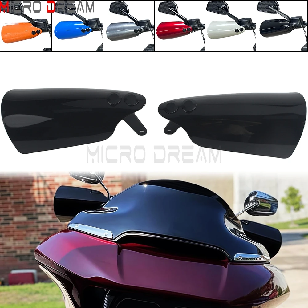 

For Harley Touring Road Glide FLTRX CVO 121 FLTRXSE ST FLTRXSTSE 2024-25 Motorcycle Handguard Cover Hand Guard Shield Protector