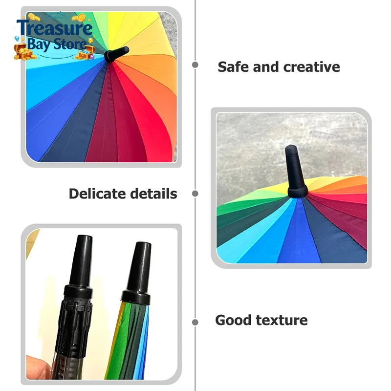 Accessoires de réparation pour parapluies à long manche : embouts de protection, capuchons de remplacement, embouts professionnels