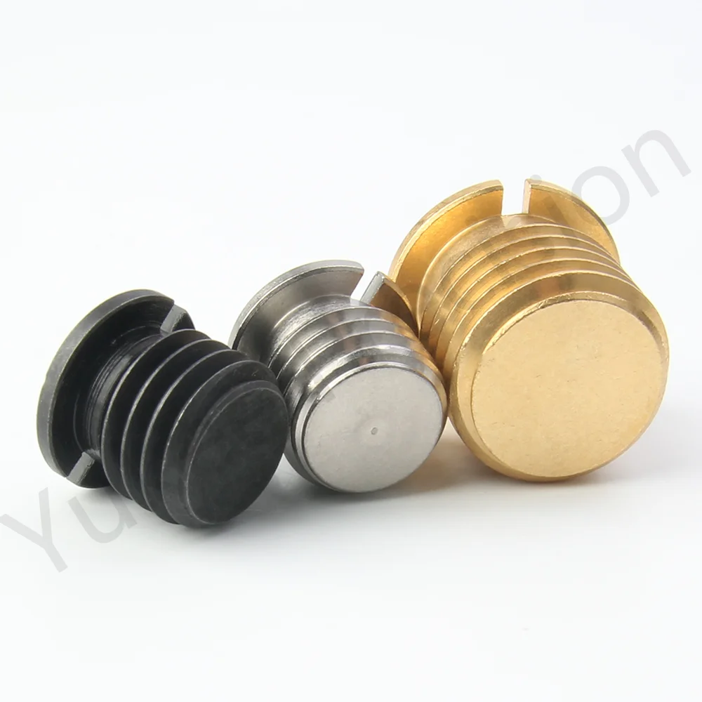 YK413 Hight Quality Slotted Spring Ball Plunger M5~M16 Brass/Carbon Steel/Stainless Steel Set Bolt With Flange Positioning Ball