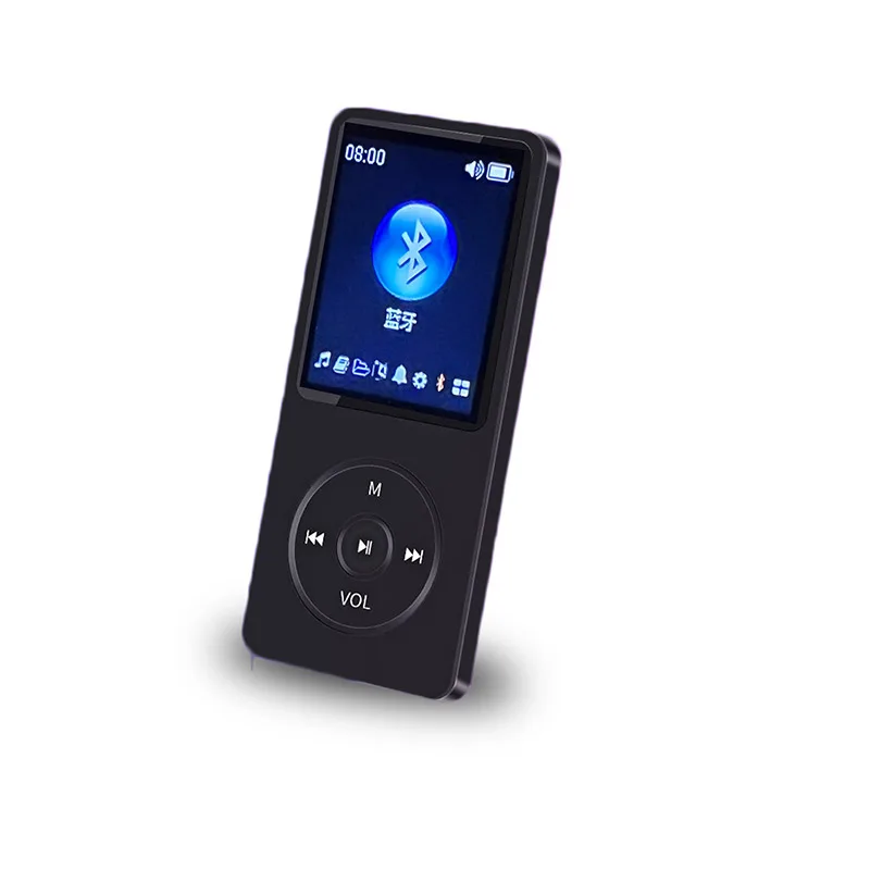 1,8 Zoll MP3-MP4-Player tragbare wiederauf ladbare Musik-Player Student Bluetooth-kompatible E-Book Sport FM Radio Video recorder