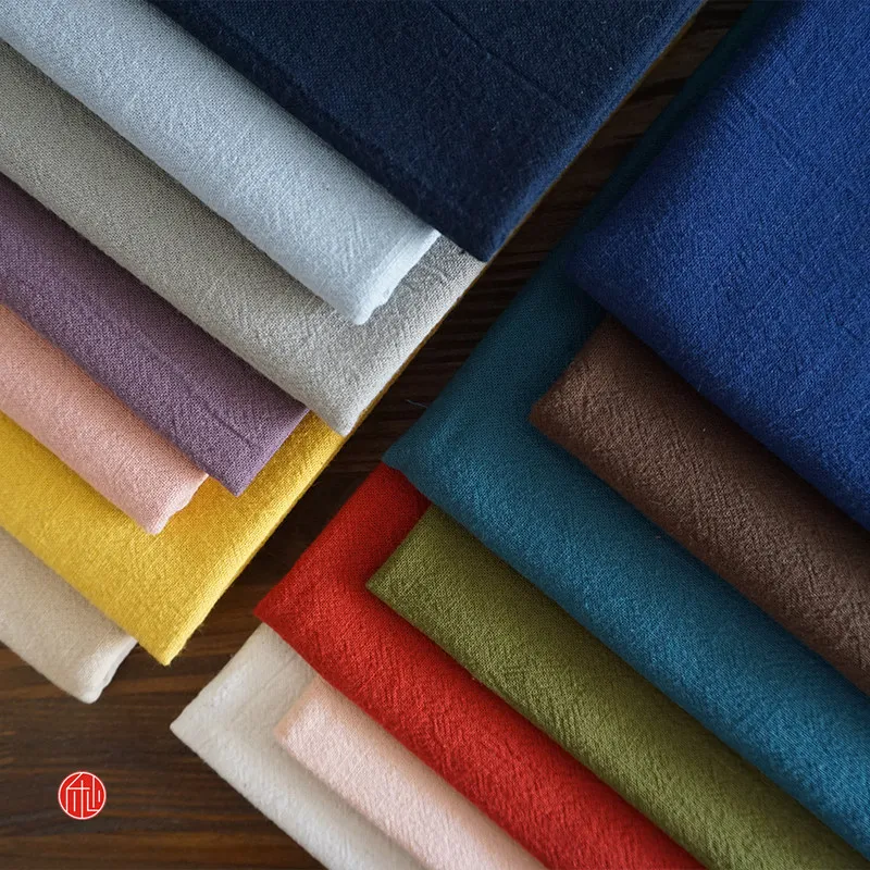 

100% Cotton Sashiko Fabric Handmade Quilting Patchwork Fabric for DIY Sewing Craft Tea Mat Coaster 55x50 cm