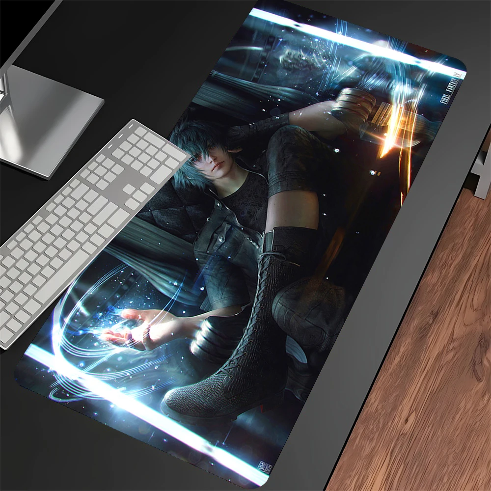 Final Fantasy Mouse Pad Pc Computer Gamer Wrist Lockrand Keyboard Mat Desktop Accessories Large Gamer Rubber Mousepad Speed Rug