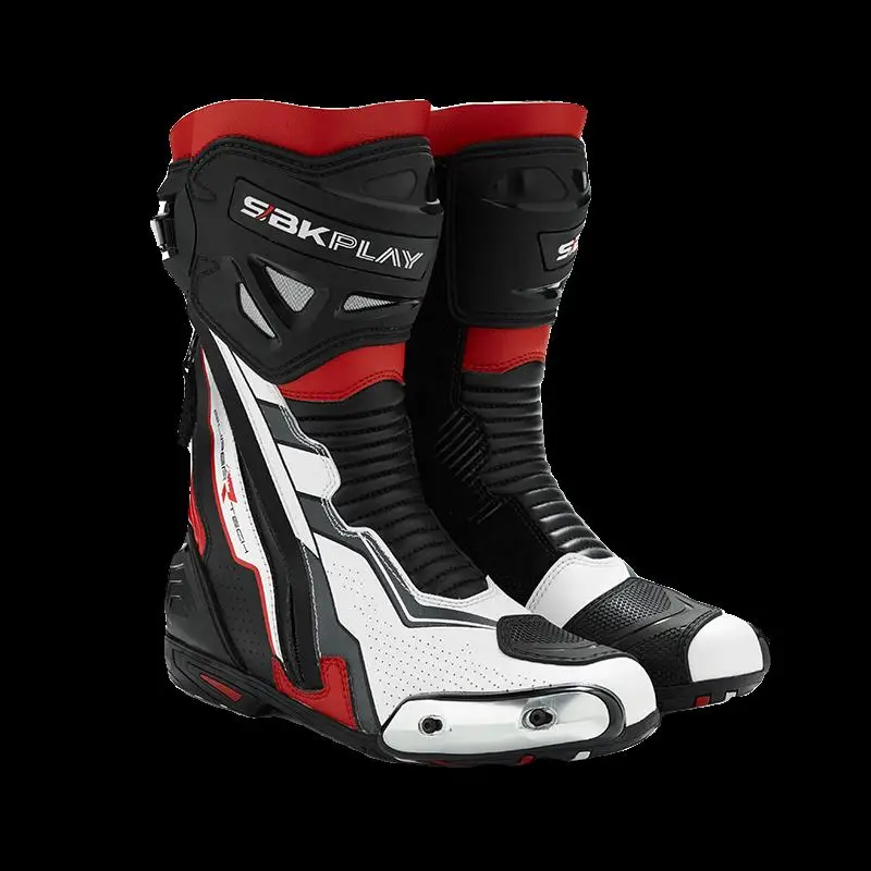 

SBK Riding Boots R8Competitive Boots Motorcycle Track Racing Men's Anti-drop Breathable Locomotive Shoes Summer Motorcycle Shoes