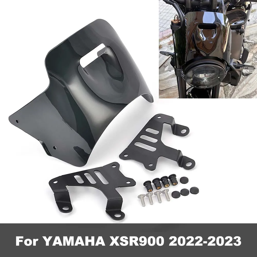 

XSR900 Motorcycle modification accessories windshield Wind deflector Fit For YAMAHA XSR 900 XSR-900 2022-2023 Windscreen